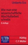 Buch:tipp: Wie man eine wissenschaftliche Arbeit schreibt