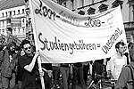 Studentendemonstration gegen Studiengebühren